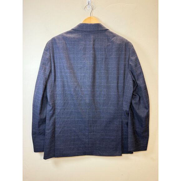 Tommy Hilfiger Conrad Men’s Size 40S Navy Pink Plaid Modern Fit Blazer NWT - Picture 7 of 8
